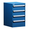 L3ABD-2801, Stationary Compact Cabinet, 4 Drawers with Partitions