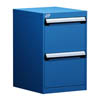 L3ABG-2809, Stationary Compact Cabinet, 2 Drawers with Partitions