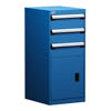 L3ABG-4017, Stationary Compact Cabinet, 3 Drawers & 1 Door