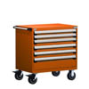 R5BEC-3001, Heavy-Duty Mobile Cabinet, 6 Drawers
