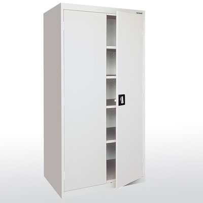 Sandusky Lee Assembled EA4L361878-09 78 H X 36 W X 18 D Black Commercial Storage Cabinet 