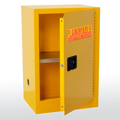 Compact Flammable Safety Cabinet - 12 Gallon Capacity 
