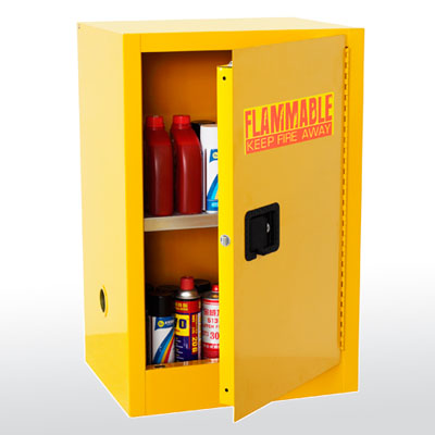 Compact Flammable Safety Cabinet - 12 Gallon Capacity 