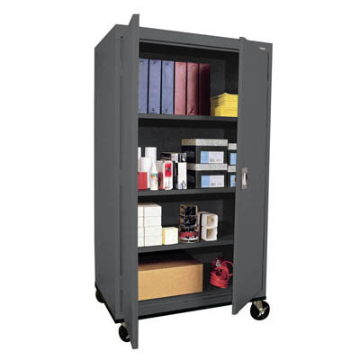 Transport Series Mobile Storage, 36"W, 3 Shelves - 5 Color Options