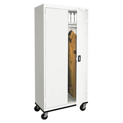 Transport Series Mobile Wardrobe Cabinet, 36"W - 5 Color Options