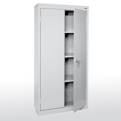 Valueline Series Fixed Shelves Storage Cabinet - 5 Color Options 
