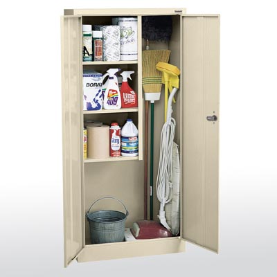 Value Line Janitorial Supply Cabinet - 3 Color Options 