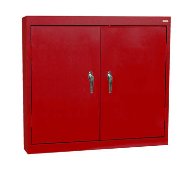 Solid Door Wall Cabinet - 9 Color Options
