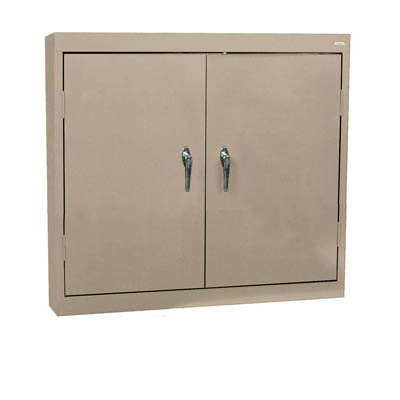 Solid Door Wall Cabinet - 9 Color Options