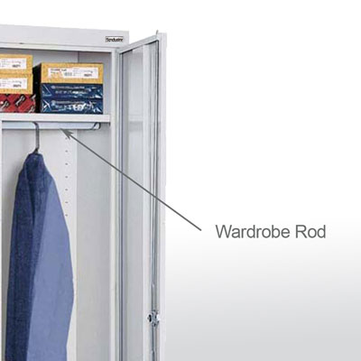 WROD17; Replacement Garment Rod for 36"Wide Combination Cabinets