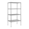 Chrome Wire Shelving - 36?W X 24?D X 74?H