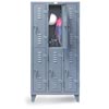 86-18-2TSL, Double Tier Slim Line Industrial Locker