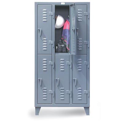 Double Tier Slim Line Industrial Locker