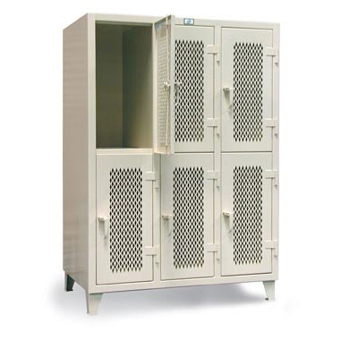 4.76-34-V-2TPL, Double Tier Ventilated Personal Locker