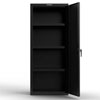 Heavy Duty 18 GA Single-Door Cabinet with 3 Shelves - 30" W x 24" D x 72" H