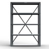 12 Gauge Open Shelving Unit, 60"W x 24"D x 72"H
