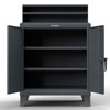 44-SD-282, Industrial Shop Desk With Lockable Storage, 48"W x 282"D x 542"H