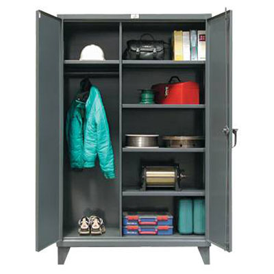 Wardrobe / Uniform Cabinet - 12-Gauge, 60"W x 24"D x 78"H 