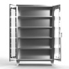 Extreme Duty, 12 Gauge, Stainless Steel Clearview Cabinet, 48" Wide 