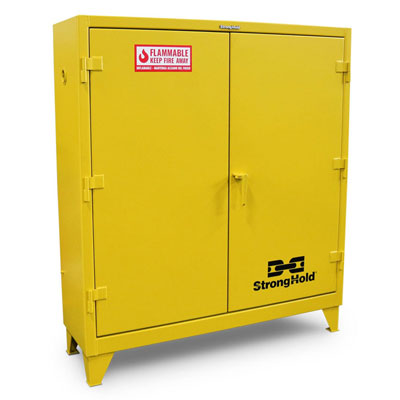 60.5PSC, 12 GA, Flammable Liquid Storage Cabinet, 58"W x 18"D x 66"H 
