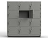 Heavy Duty 14 GA 4-Tier Locker with Keyless Entry Lock, 12 Compartments