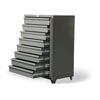 DC-15413, Eight Drawer Shelving Unit with Lock Bar