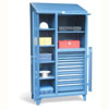 DC-15296, Slope Top Cabinet with Lift-Up Lip and Lock Bar