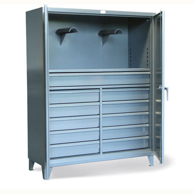 Hose Storage Cabinet with Drawers