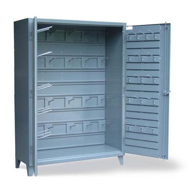 Industrial Cabinet with Adjustable Hooks- 48"W x 20"D x 78"H