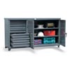 63-242-6/5DB, Cabinet Workbench with Half Width Drawers