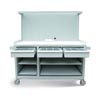 63-WB-360-3DB-4SOS-CA, Mobile Workbench With Pegboard, Drawers And Slide-Out Shelves