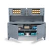65-UC-301-28B, Workstation with Upper Bin Compartments 