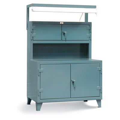 45-UC-301-FL, Workbench With Compartments And Light