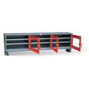 92.2-3MS-LD-166-SKL, Clear View Triple Shift Cabinet