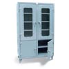 66-4DLD-248, Combination Clear View and Solid Door Cabinet, 72"W x 24"D x 78"H