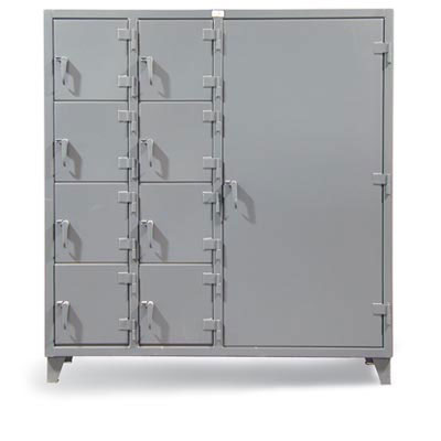 66-1/2DS-4TMT-244, Industrial Combination Locker With 9 Compartments