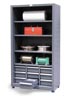 4.46-CSU-204-9DBWL, Combination Open Drawer Storage