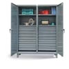 66-DS-244-14DB, Double Shift Cabinet w/ 14 Drawers, 72"W x 24"D x 78"H