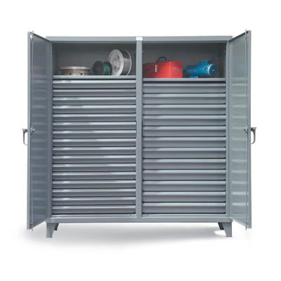 66-DS-242-28DB, Double Shift Cabinet with 28 Drawers