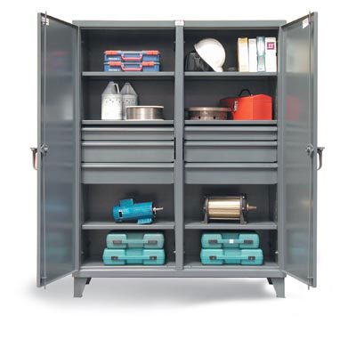  Double Shift Cabinet w/ 6 Drawers & 3 Shelves, 72"W x 24"D x 78"H