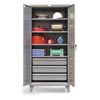 Industrial 36" Wide Cabinet With 3 Lower Drawers