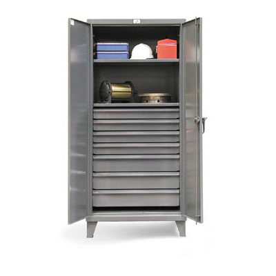 36-242-7DB, Industrial 36" Wide Cabinet with 7 Drawers