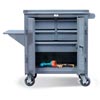 3-TC-240-4/5-1DB-VS, Mobile Maintenance Cart With 5 Drawers And Vise Shelf