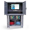 46-CC-243, Industrial Computer Cabinet with 3 Compartments