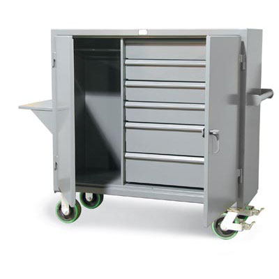 54-W-240-6DB-CA-VS, Mobile Uniform And Storage Cart
