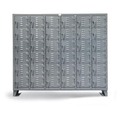 6-Tier 36 Compartment Industrial Locker