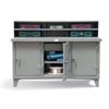 52.10-3MS-303-3DB-D, Industrial Workbench With 3 Compartments And Drawers