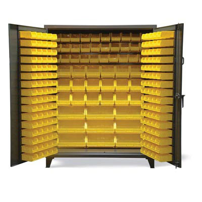  All Bin Cabinet with Multiple Size Bins