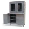 46-CC-LD-242-ES, Clear View Computer Cabinet With Welded Shelf
