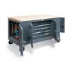 4.8-TC-322-5DB-MT, Mobile Maintenance Cart With 3 Locking Compartments